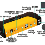 Arrancador para coches con compresor de aire