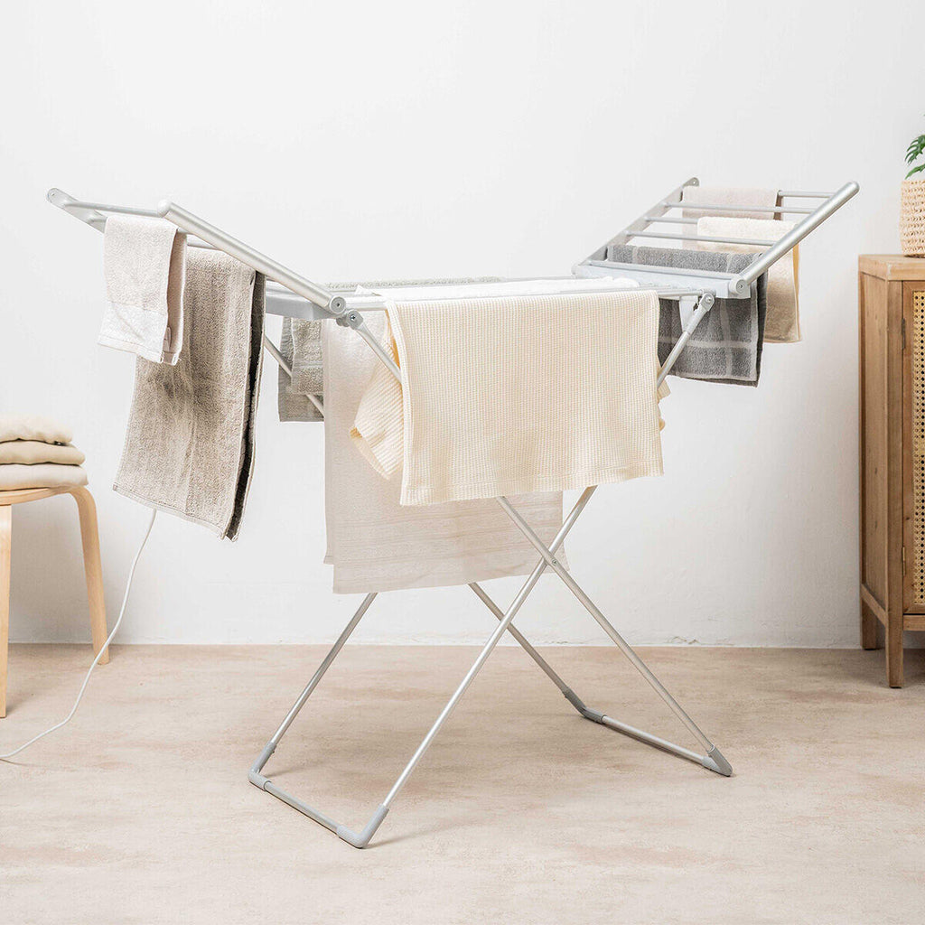 Tendedero Eléctrico Plegable | Olvídate de el olor a humedad en tu Ropa