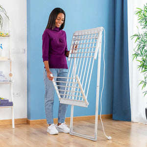 Tendedero Eléctrico Plegable | Olvídate de el olor a humedad en tu Ropa