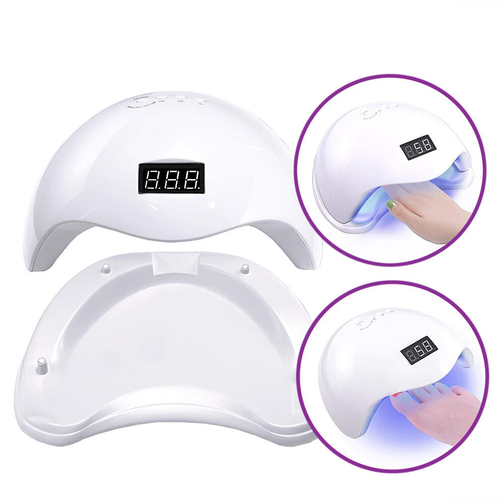 Pack Lampara Secadora de Uñas + Cortauñas con Led | Tu Uñas Siempre Perfectas