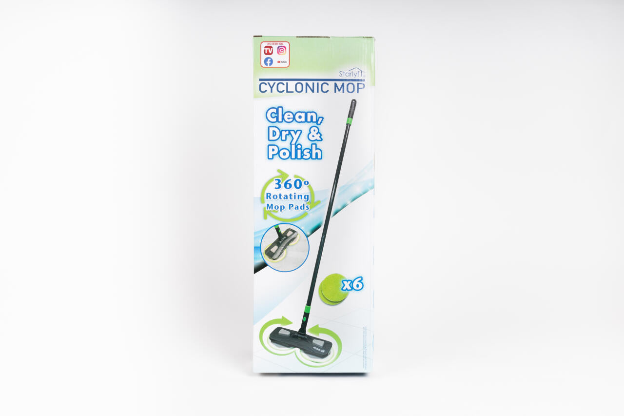 Cyclone Mop 360 Pro – Limpia, Seca y Pule
