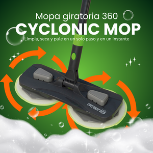 Cyclone Mop 360 Pro – Limpia, Seca y Pule