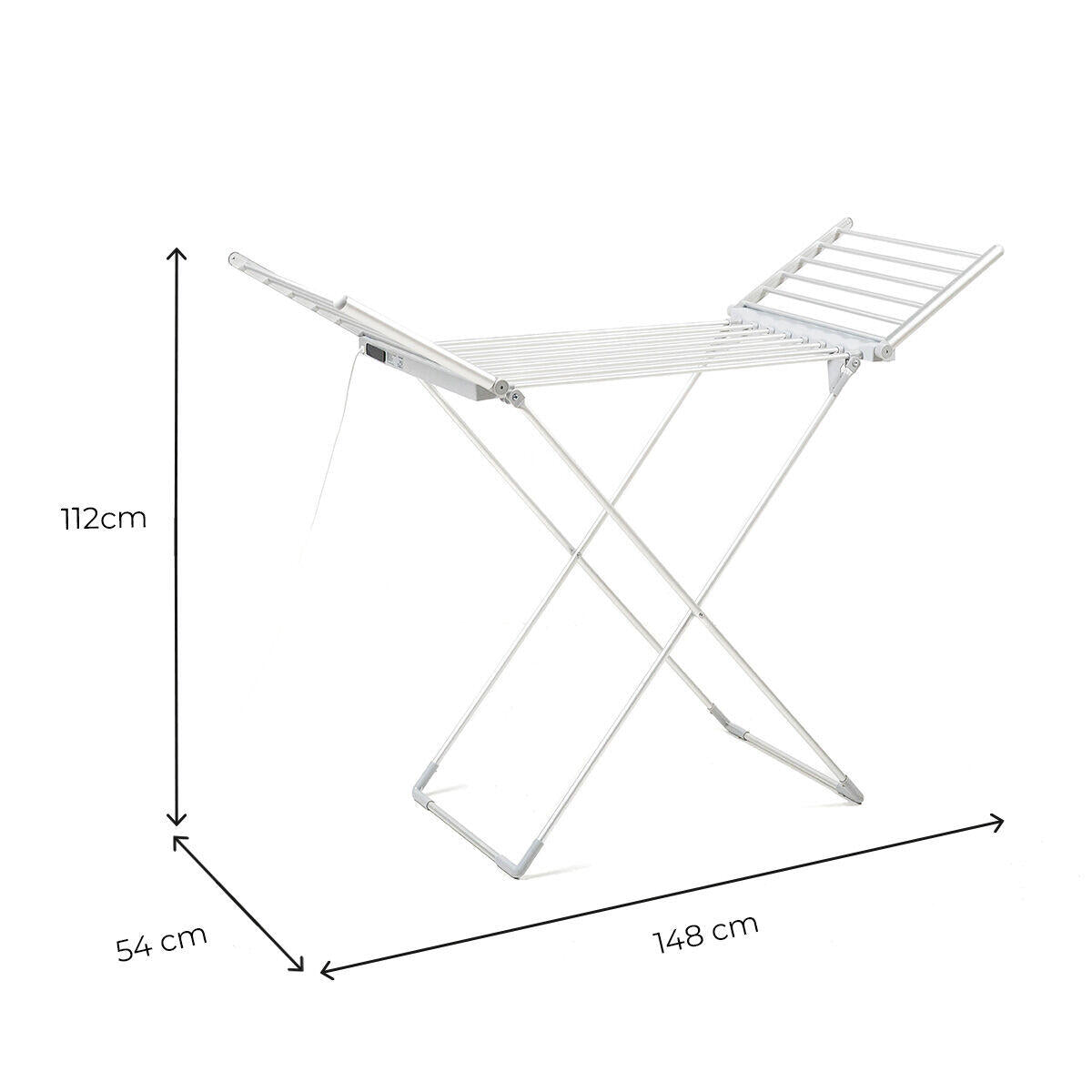 Tendedero Eléctrico Plegable | Olvídate de el olor a humedad en tu Ropa