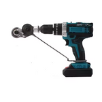 Taladro Eléctrico 48V con Set de 24 Piezas + Cortador de Lámina Galvanizada – Potencia Profesional y Precisión Total