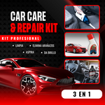 Kit 3 en 1 para coche: elimina arañazos, da brillo y aspira tu coche como un profesional